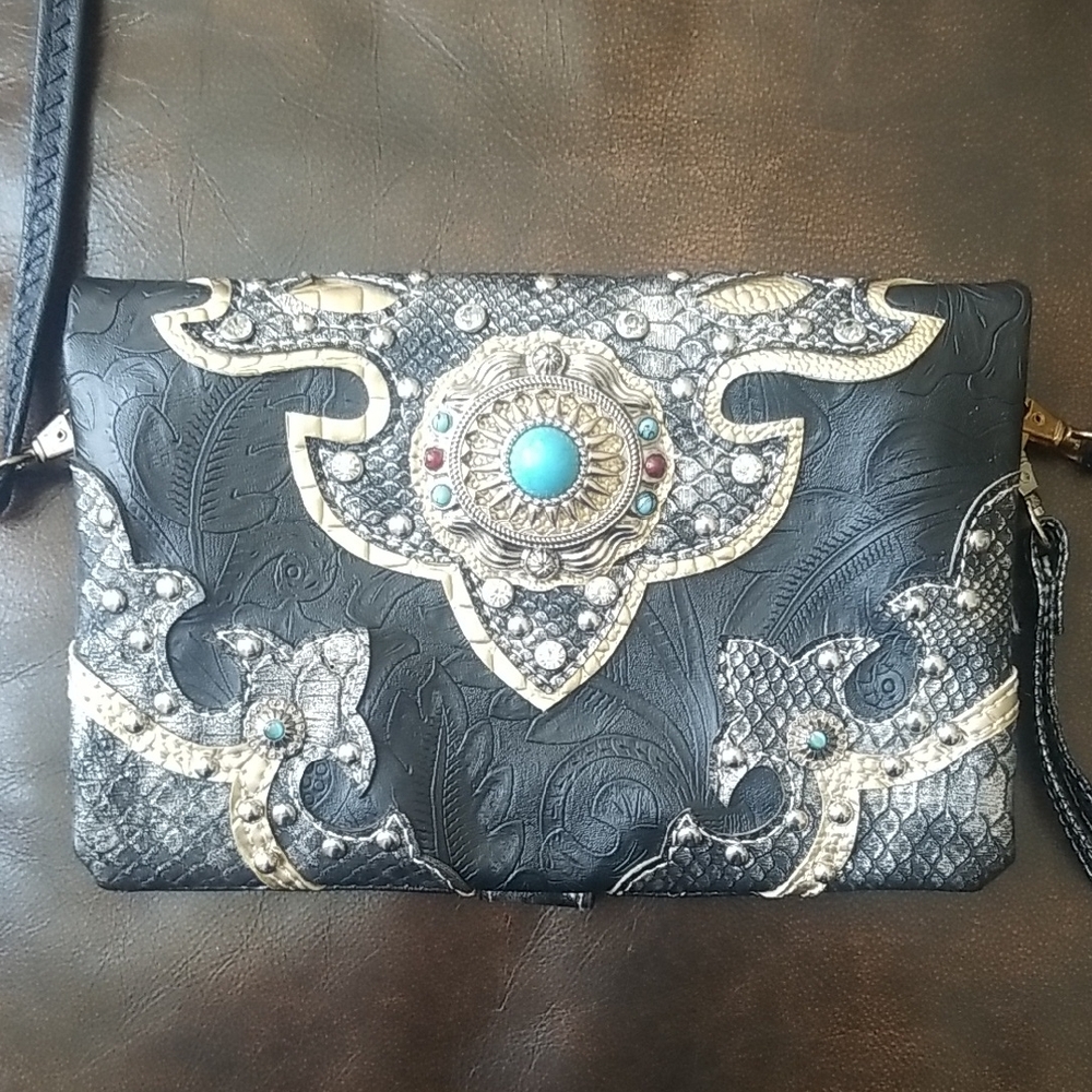 Cowgirl Trendy Crossbody Or Wristlet